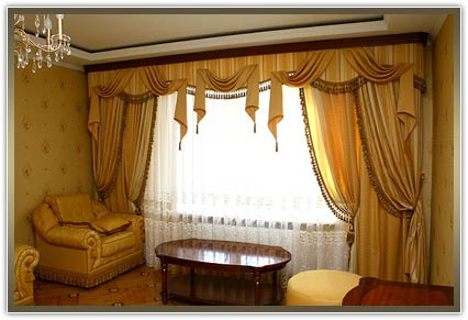 оригинальные шторы в гостиную